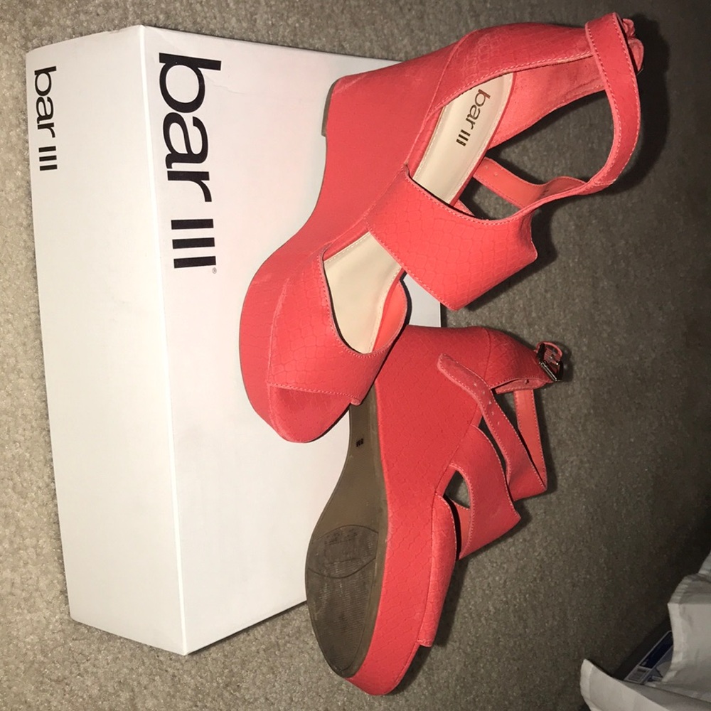 Bar III heels!